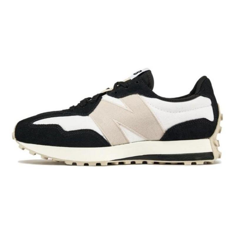 New Balance 327 Unisex Retro Running Shoes White Black MS327BWT 43