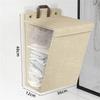 Household Storage Foldable Laundry Basket Multifunctional Storage Wall-mounted Laundry Basket Sundries Storage Accessories