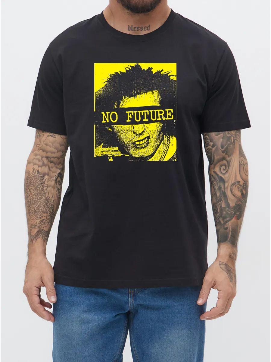 Black Sid Vicious punk T-shirt 4XL