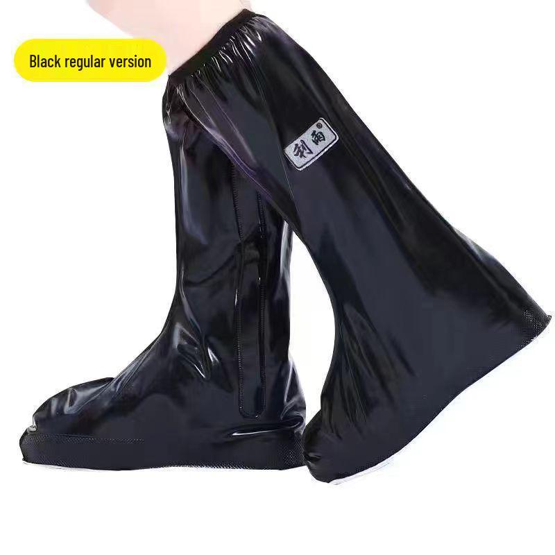 Waterproof Non-Slip High-Top Shoe Covers: Rain, Snow, & Sandproof Protection for Outdoor Cycling