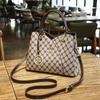 New trendy fashion printed handbag simple shoulder bag retro women's bag popular diamond tote bag