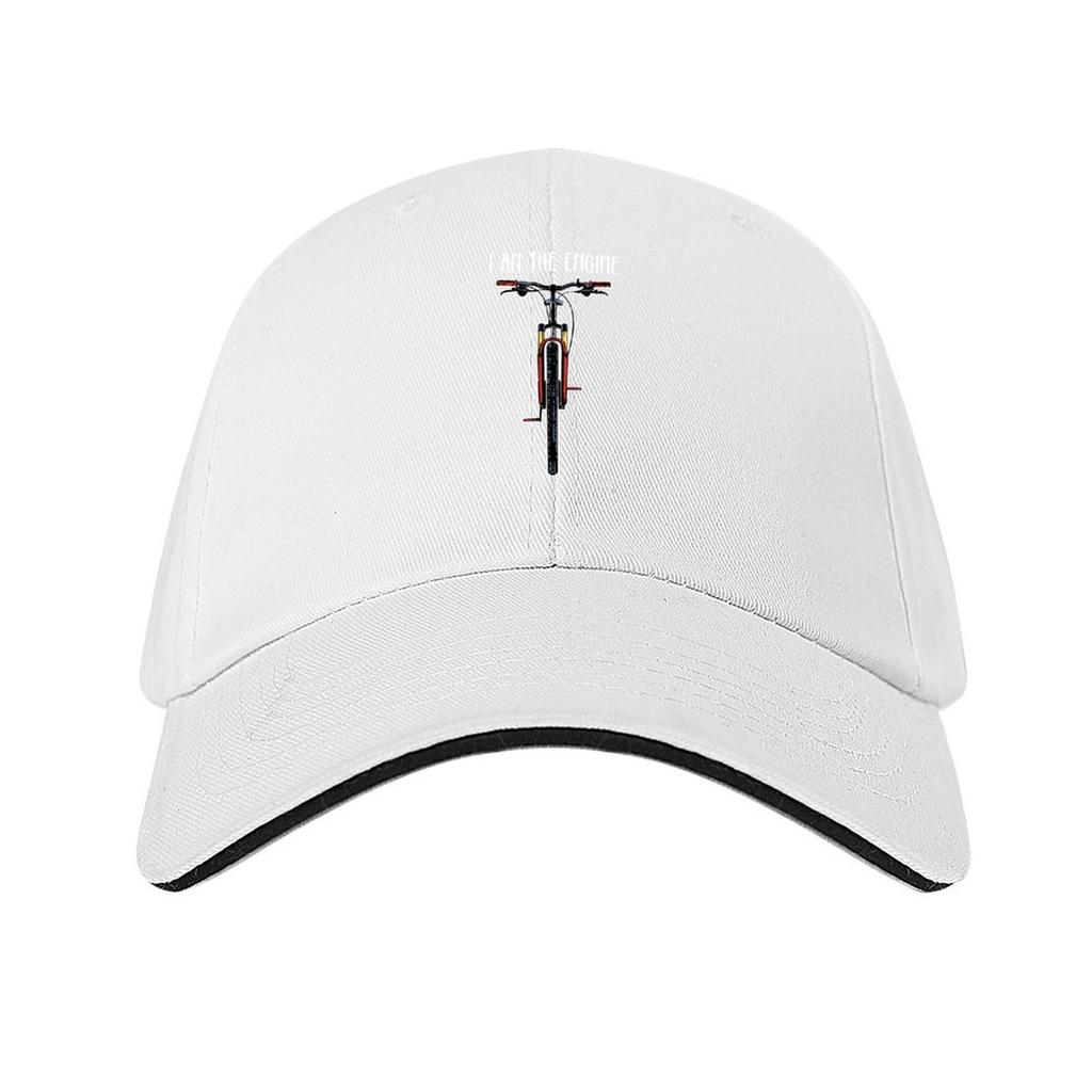 Ich bin der Motor Lustige Fahrrad Baseballkappe Vintage Derbyhut Hut Baseballkappe Individuelle Kappe Herren Damen
