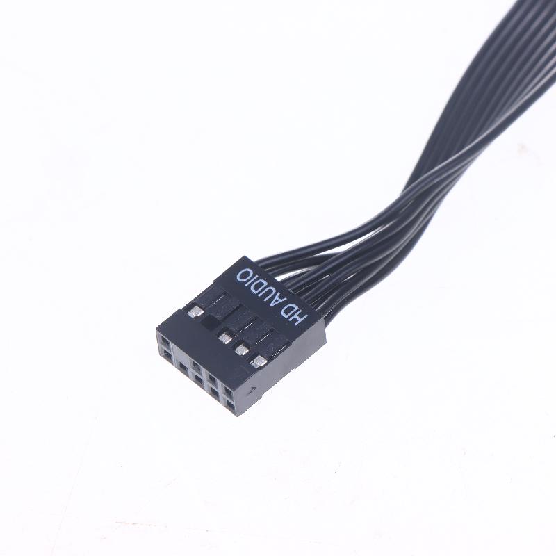 1 ks 9pinový samec na samici DIY příslušenství 20 cm/30 cm Prodlužovací kabel pro přední USB 9pin 2.0 na základní desce počítače