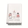 Christmas gift hanging kitchen towel hand wipe absorbent towel household bathroom cartoon hanging towel cleaning rag