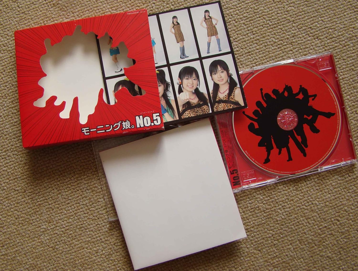 

CD MORNING MUSUME - No. 5 EPCE5206PROMO Japan Japanese Pop Star Used