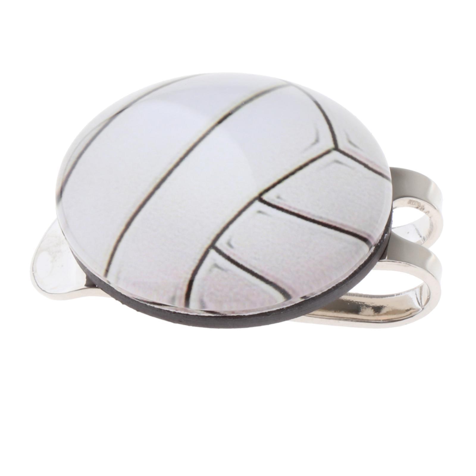 

Golf Ball Marker Metal Golf Cap Holder Mark Position with Magnetic Hat Clip