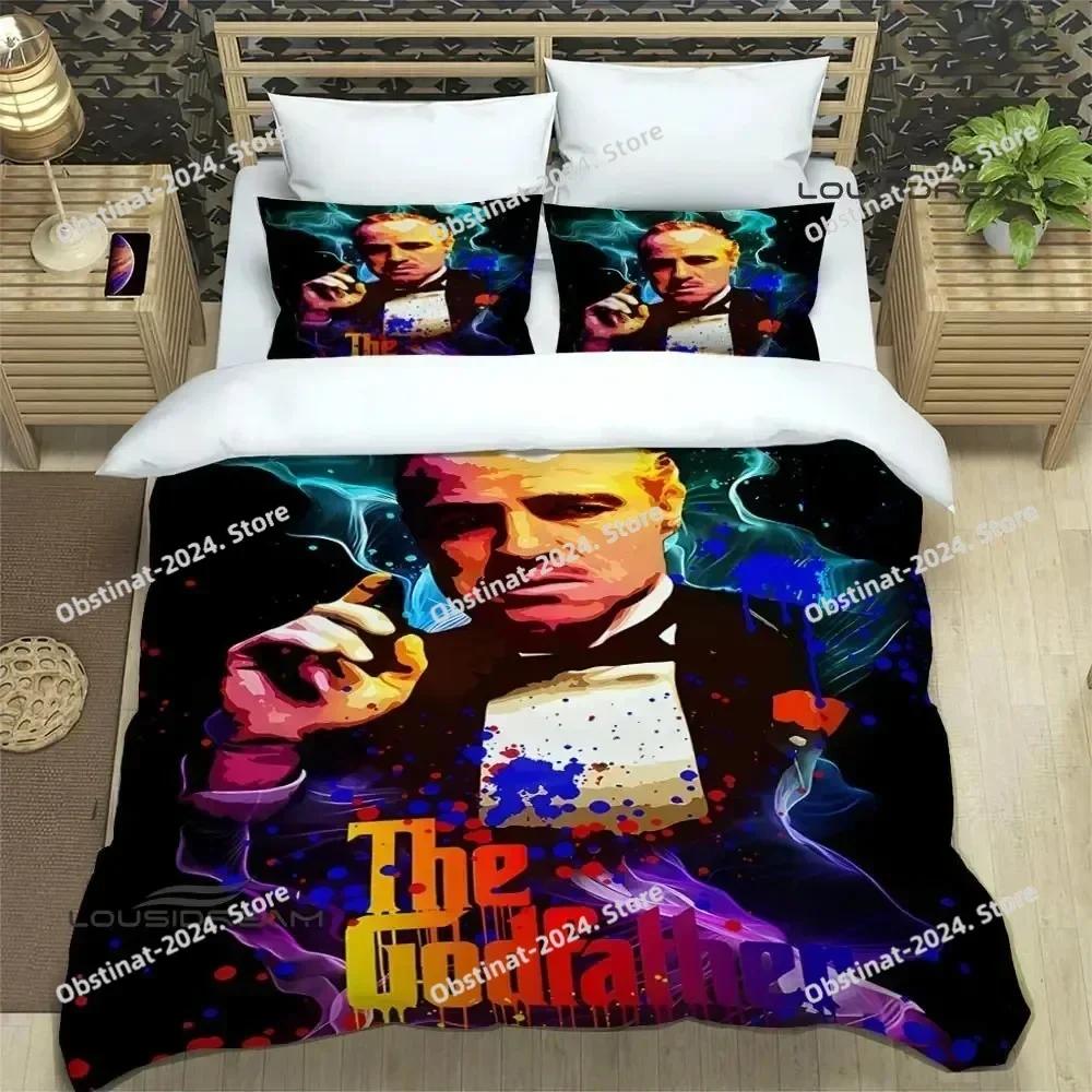 The Godfather Bedding Set Printed Single Comforter Quilt Bed Cover Duvet Cover Pillow Case 3 Pieces Set For Kids Adult Size