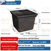Thickened Plastic Resin Composite Water Meter Box with Integrated Inspection Well