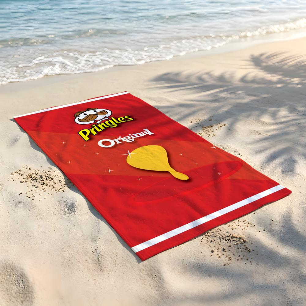 Essen P-Pringles Handtuch Stranddecke Handtuch Für Reise Fitnessstudio Dusche Luxus Leichtgewicht Camping Pool heiß