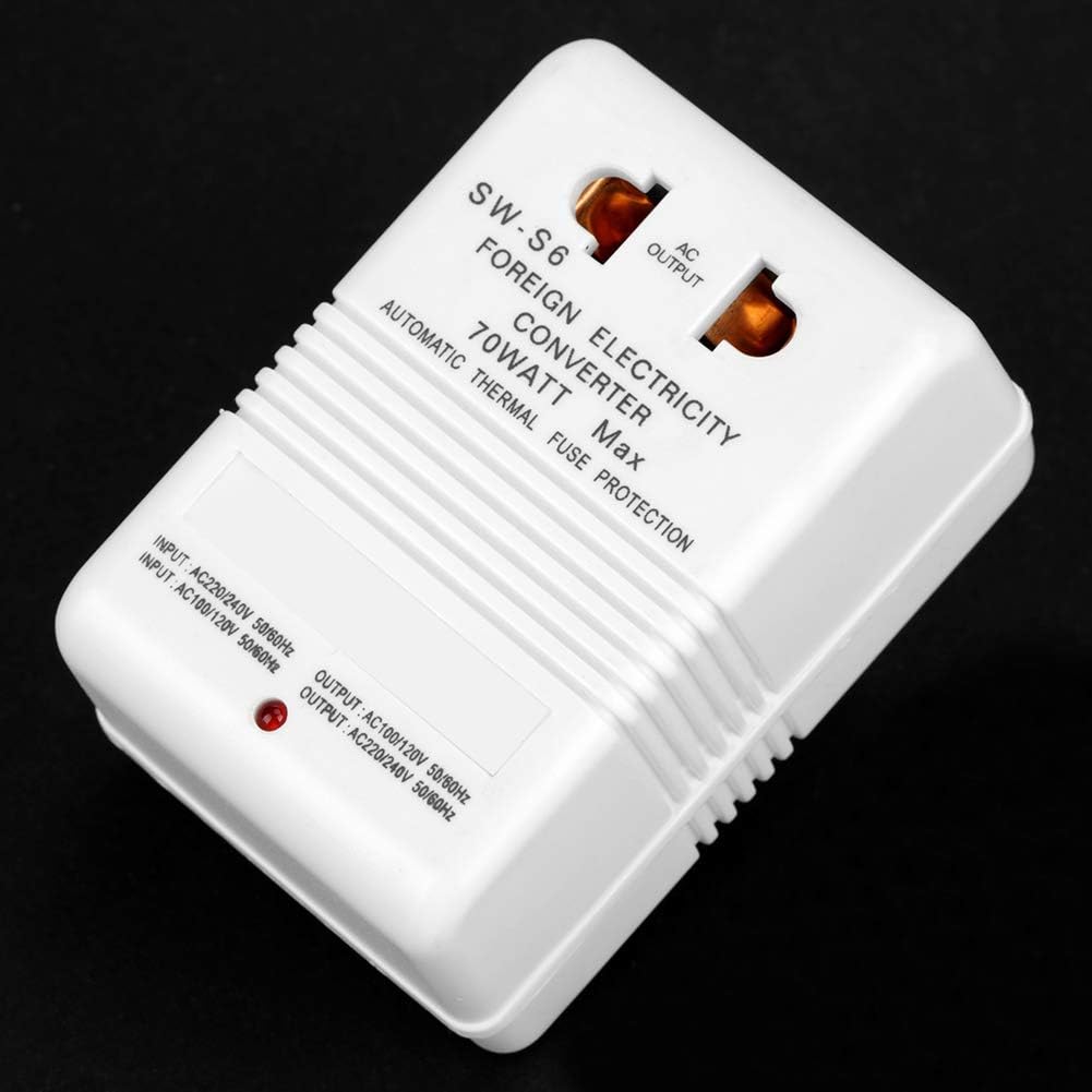 Voltage Converter 70W 110V/120V to 220V/240V Step-Up&Down Voltage Converter Transformer for Travel