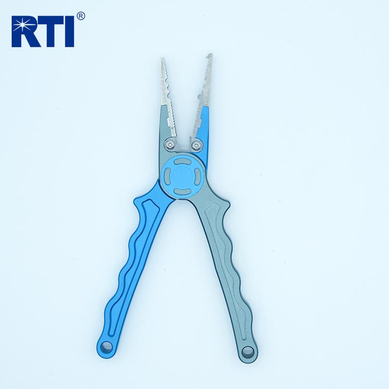 Customized Logo Multifunction Aluminum Lure Fishing Tool Outdoor Fishing Pliers