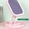 LED Light Makeup Mirror 3Color Light Source Portable USB Charging Beauty Makeup Fill Light Smart HD Desktop Folding INS Grooming
