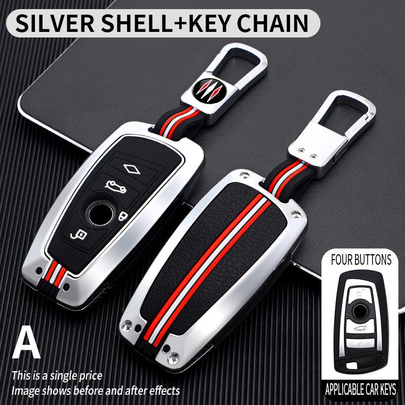 Bil Fjernkontroll Nøkkel Etui Deksel Skall Fob For BMW 1 3 5 7 Serie X1 X3 X4 X5 F10 F15 F16 F20 F30 F18 F25 M3 M4 E34 Biltilbehør