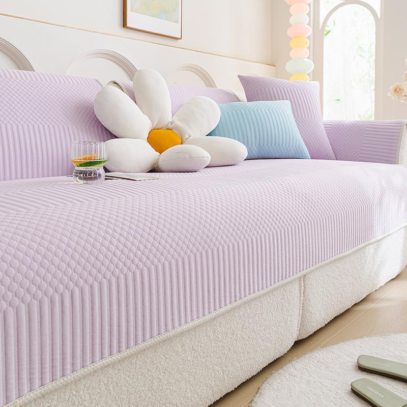 Light Luxury Cool Bean Sofa Cushion  Summer New One-Piece Non-Slip Breathable Mat Ice Silk Mat Cushion