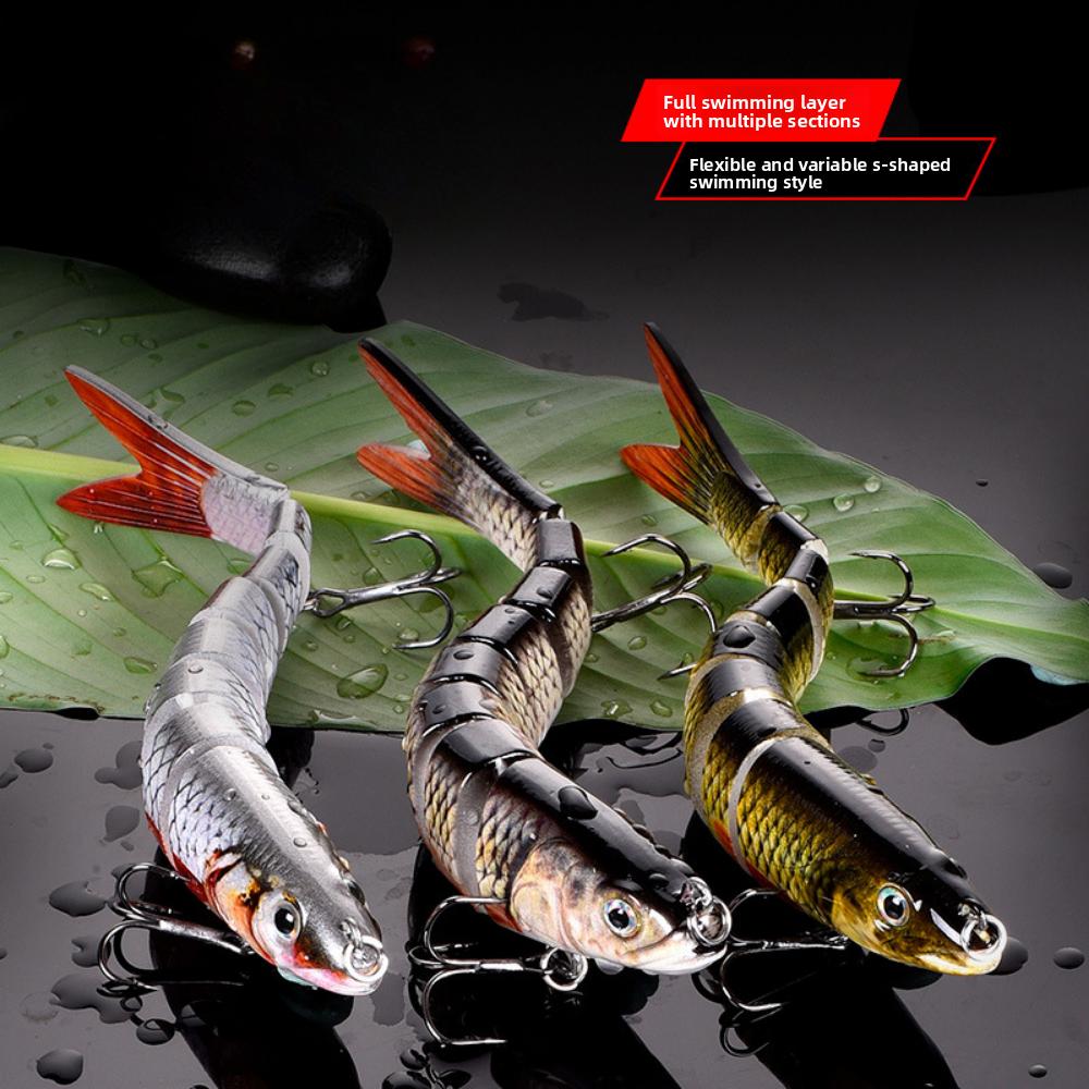 Set of Multi-section Luya Bait 8-section Fish Freshwater Sea Fishing Bait Hard Bait Luya Bait Is Sold Far Away 13.5cm