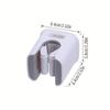 Without Punching Wall-Mounted Organizer Plastic Tool Rack Durable Mop Tool Organizer  Home
