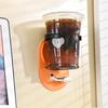 No Punching Record Cup Holder Plastic Drink Holder Cup Storage Rack  for Living Room