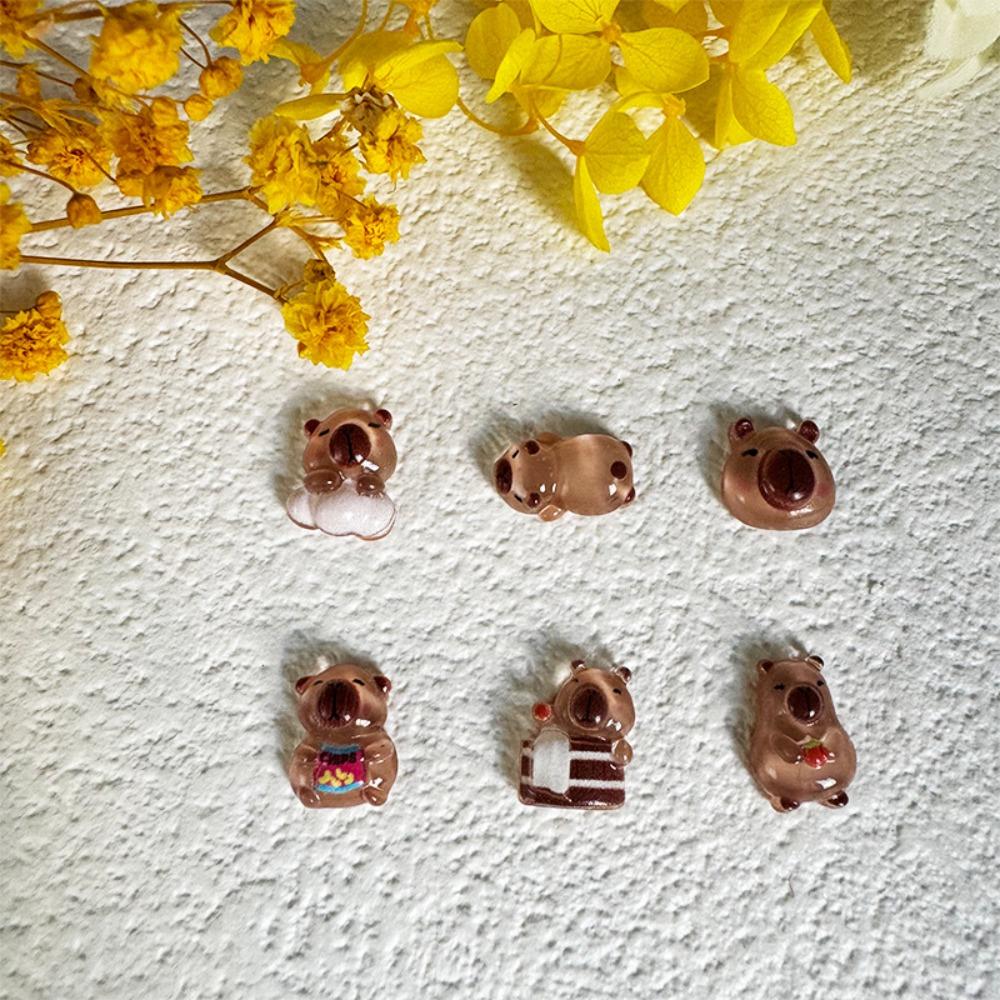 50Pcs Resin Nail Resin Drill Ornaments Cartoon Nail Accessories New Nail Art Ornaments