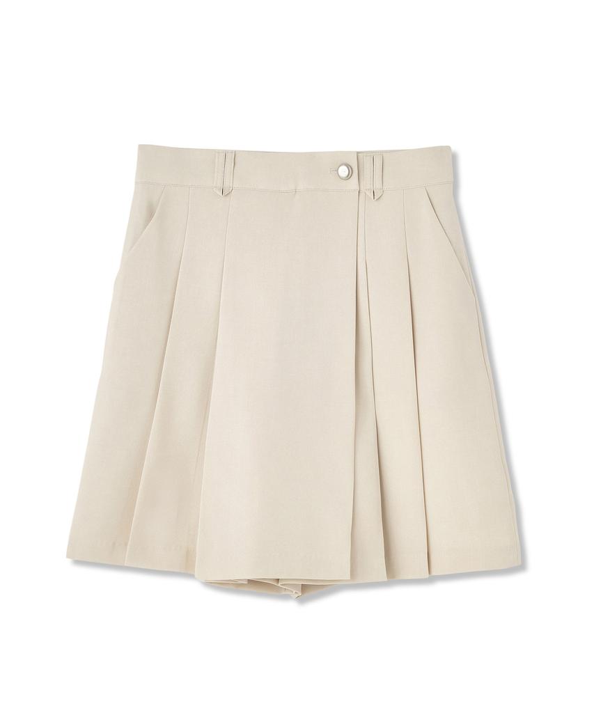 EL Lydia Wrap Pleated Skirt-Style Pants