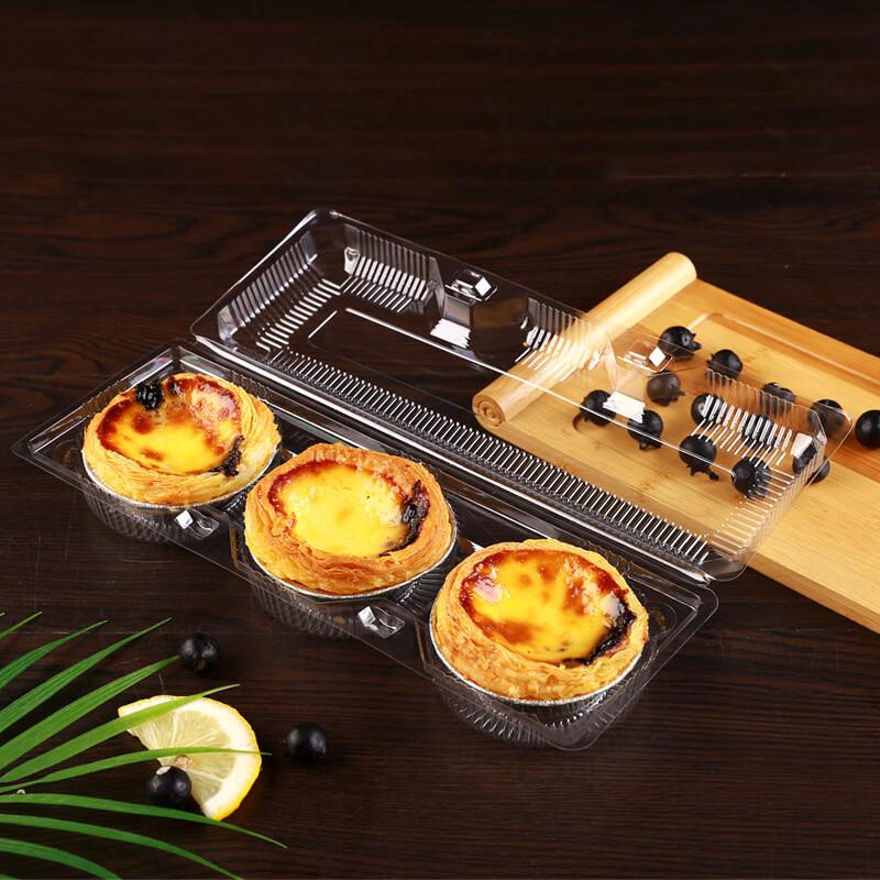 Food Grade 6-Cavity Egg Tart Packaging Box