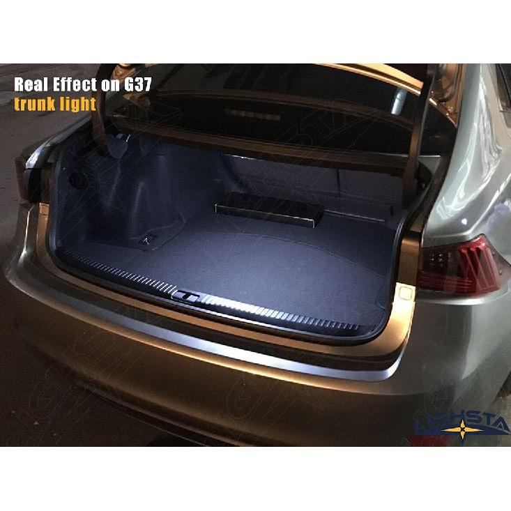 12PCS Super Bright White LED Interior Light Kit Package for Infiniti G35 G37 Sedan 2007 2008 2009 2010 2011 2012 2013 2014 + License Plate Lights and