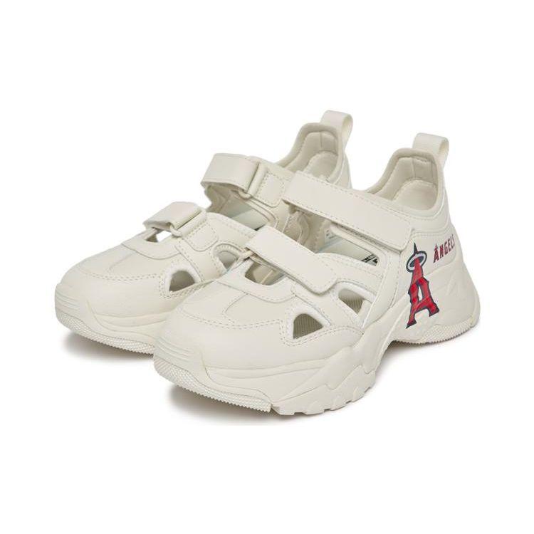 MLB Chunky Mask Sandals Unisex Sandals White 3ASDCH133-41IVS