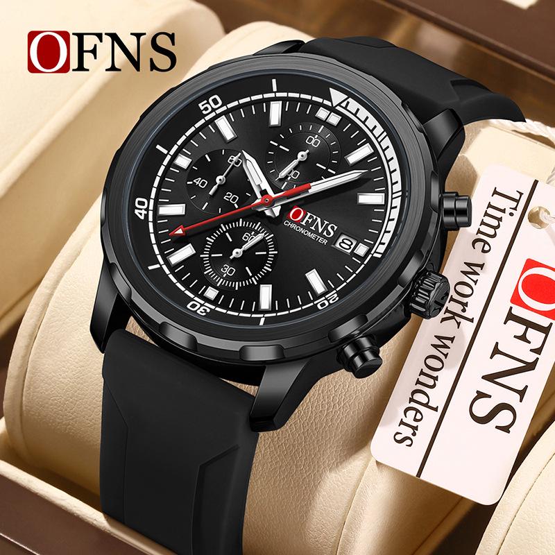 Oufanni Men's Waterproof Luminous Quartz Chronograph Watch