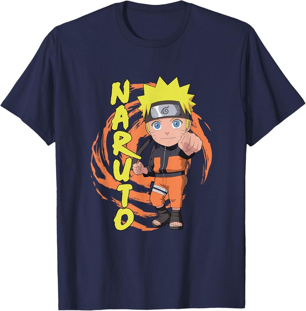 Naruto Shippuden Naruto Chibi Fist Swirl Anime Tshirt S6xl
