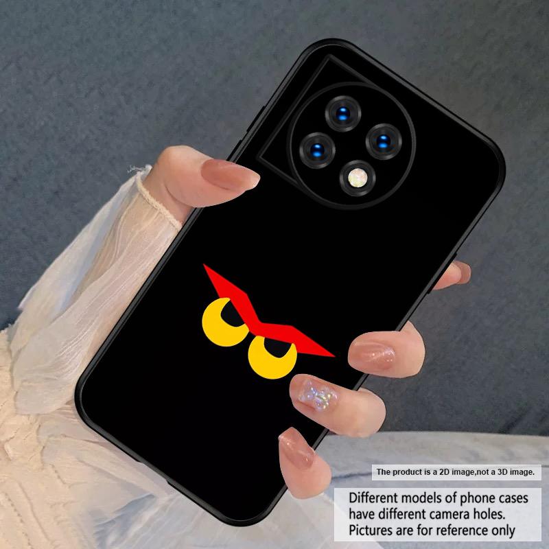 Two white circular eyes For OnePlus 8 9 11 12 13 10 Pro 9RT 8T 12R Ace 3 5 2V Nord CE 4 Lite N20 30 200 silicone soft phone case