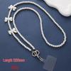 Yi Lian Acrylic Beaded Phone Chain: Pearl Crossbody Strap Charm for Women