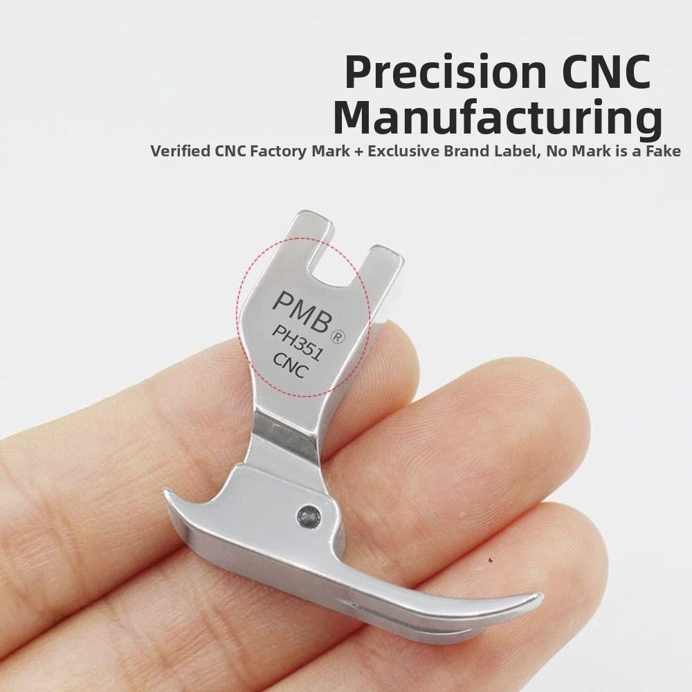 New Stainless Steel Sewing Presser Foot PH351/SY-408 Durable Presser Foots Flat Car Foot Universal