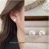 2025 French Retro Pearl Stud Earrings: Light Luxury, High-End, Niche Design