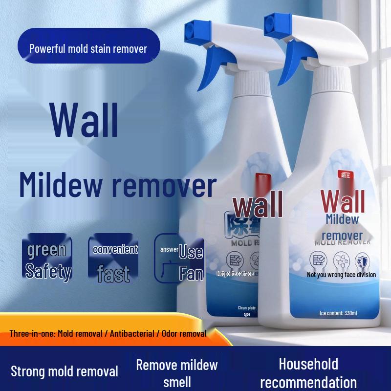 Mold Remover Spray for White Walls and Bathroom Surfaces