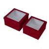 QX2E Round/Square Gift Box with Cover Flower Arrangement Bucket Decoration