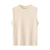 8706 Wide Shoulder Small Camisole Undershirt Female Inside Out Spring and Summer Ladies Black and White Outside Wear Round Neck Bottoming Tops
