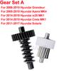 Agiant Car Rearview Mirror Folding Inner Gears Set For Hyundai Grandeur/Azera/ix25/Creta/Solaris Brand New Replacement Accessery