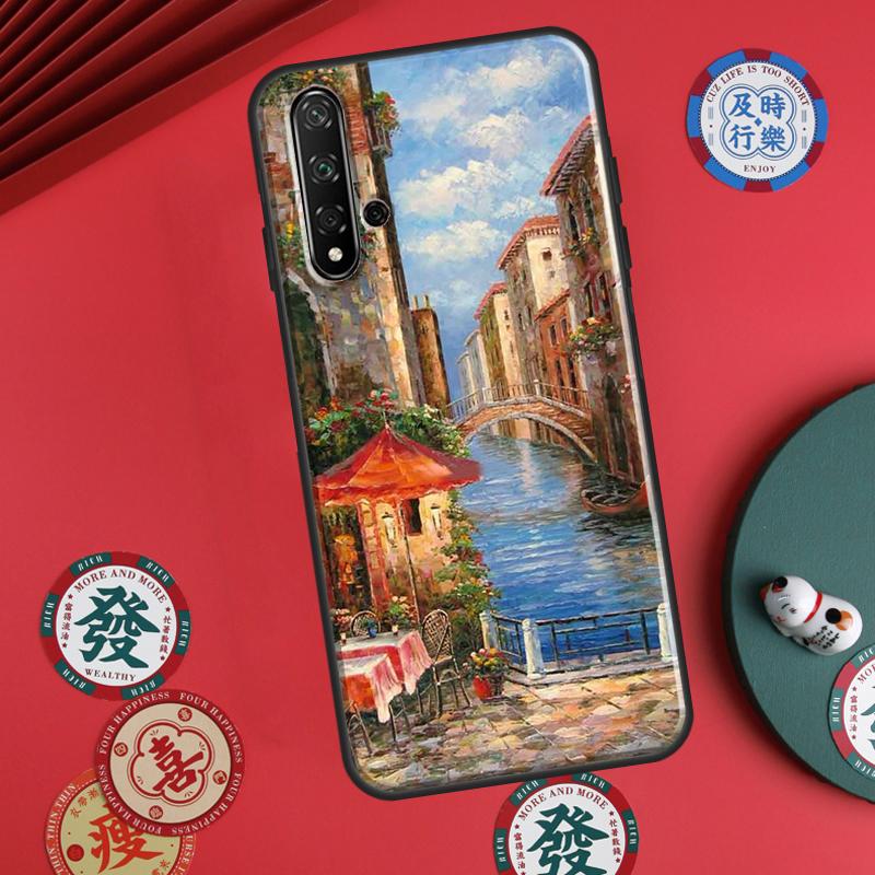 Travel italy Street Venice For Huawei P60 Pro P30 P40 Lite Nova Y61 Y91 Y90 Y70 Y60 Y72 12s 12i 11i 7i 8i 9 10 SE Case