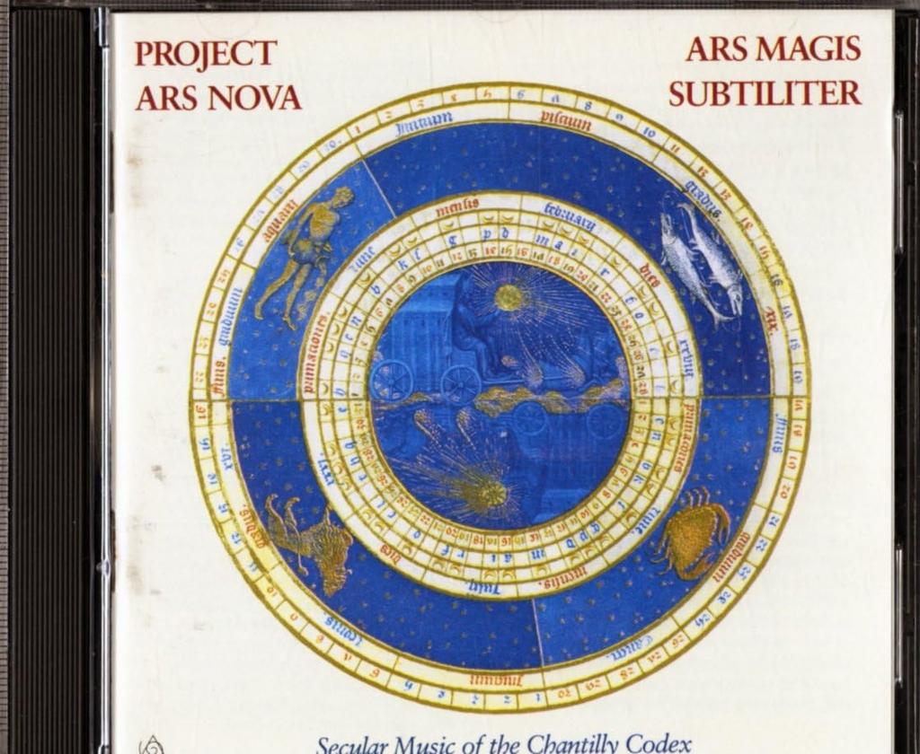 CD ENSEMBLE P.A.N. (PROJECT ARS N - Ars Magis Subtiliter: Secular Music NA021CD New Albion 1989 US Classical Used