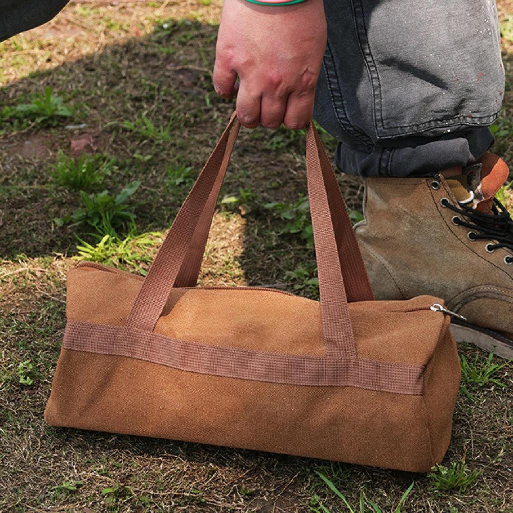 Tent Stakes Storage Bag Heavy Duty Organizing Hiking Tent Wind Rope Accessory Container Pocket for Camping Picnic Backpacking
