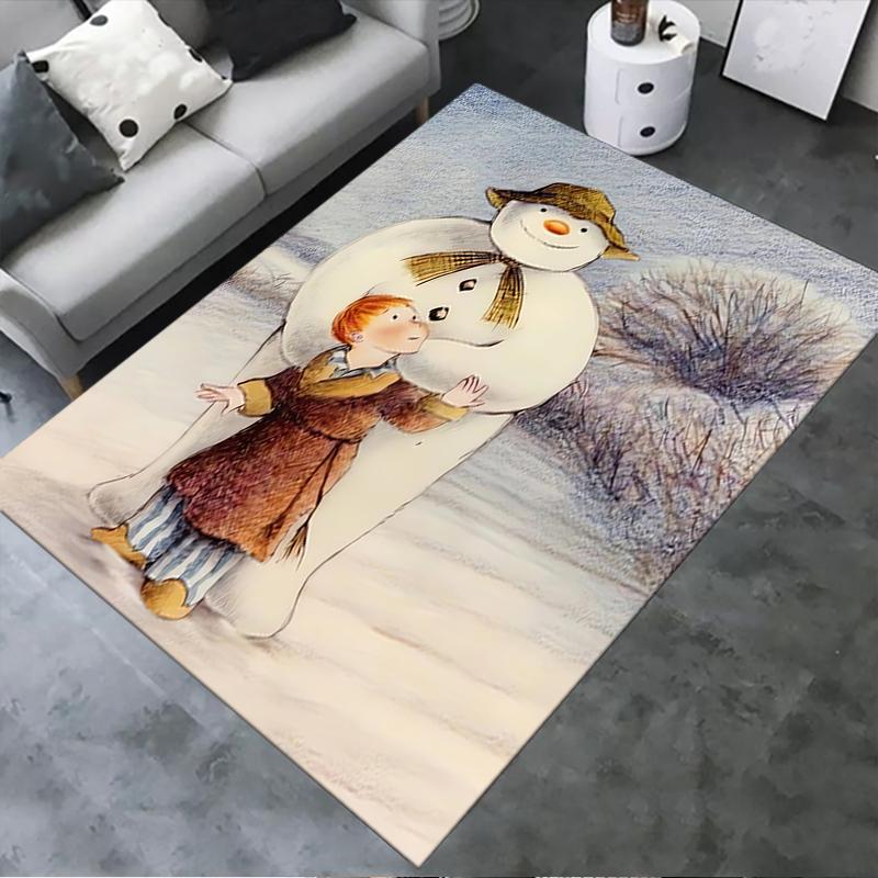 2025 New The Snowman Carpet Rug for Living Room Bedroom Home Sofa Decoration,Kids play Non-slip Floor Mat210