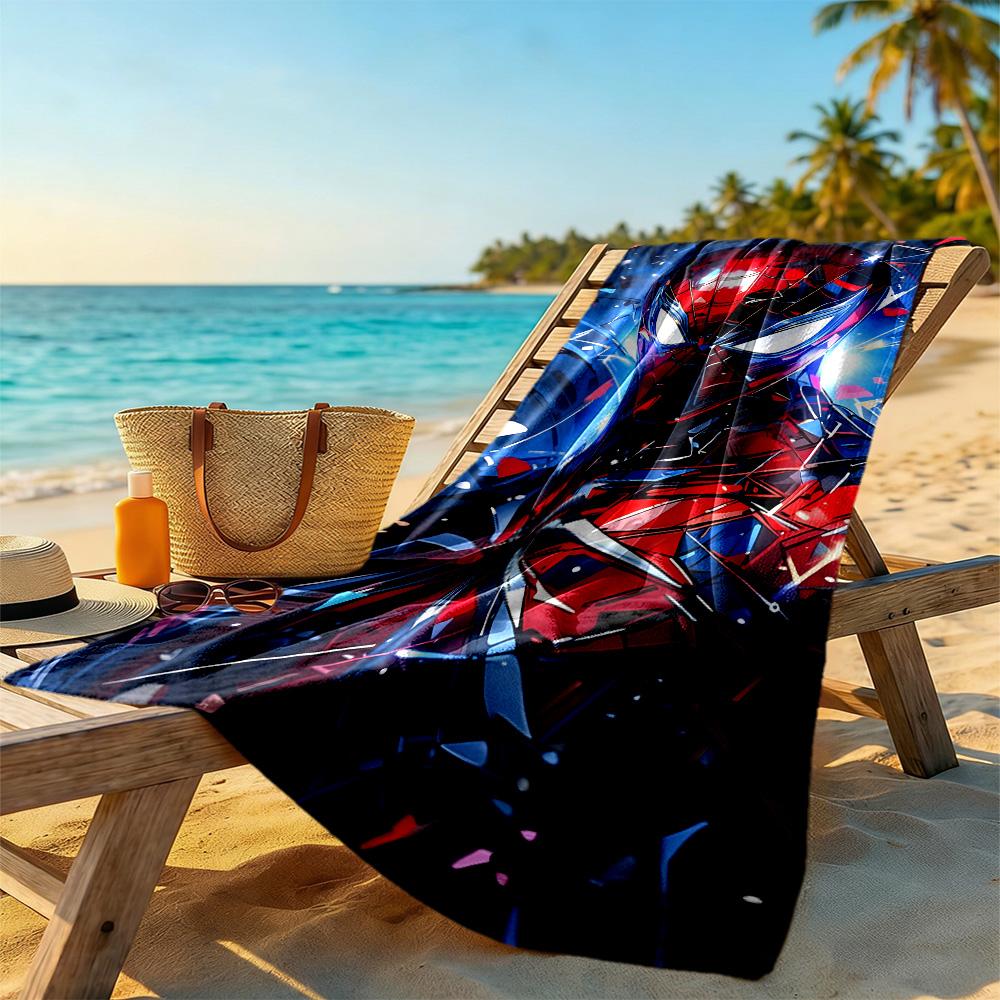 Spider-man cozy beach towel Foldable swimming & surfing Vibrant Pattern Birthday/Christmas Gift