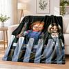 Chucky Tiffany Flanell-Kuscheldecke für Kinder Weich Warm Gemütlich für Sofa Bett Innenbereich Zuhause Schlafzimmergebrauch
