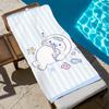 Kawaii Cartoon M-Mamegoma-a Towel Large Quick-Drying Microfiber soft Beach Towel for Travel Fitness Sauna Bathing Camping