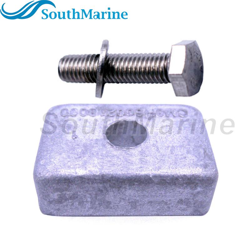 Boat Motor 97-875208 Lower Unit Gearbox Anode for Mercury Mariner 8HP 9.9HP 15HP 20HP Outboard Engine