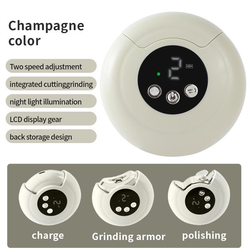 Automatic Electric Nail Grinder & Clippers for Children and Adults - Anti-Pinch Polishing Machine