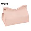 Stylish Leather Tissue Box Box, Easy Open Waterproof PVC Design, Simple Long-lasting Container Style Durable Anti-Crack Dispenser for Home