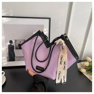 Large Capacity Bag for Women 2026 New Summer High-Grade Express Work Shoulder Bag Class Tote Handbag
