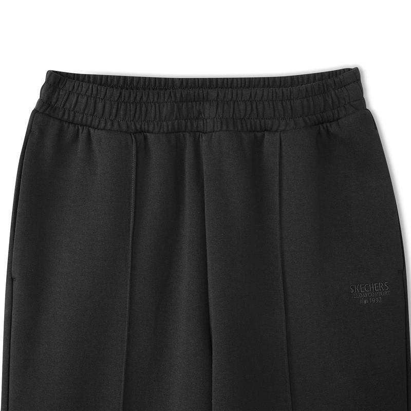 Skechers Sport Alliance Series Simple Textured Elastic Knit Pants Women pants L325W085-0018