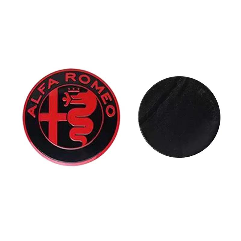 1Pcs 40mm For Alfa Romeo Mito Giulia Giulietta 147 156 166 159 Stelvio Sportiva 4C 8C GT Car Steering Wheel Logo Badge Sticker