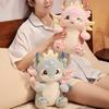 Kawaii Cartoon Zodiac Mascot Dragon Plush Toys Stuffed Animal Cute Lucky Dragon Plushie Doll Soft Pillow Kids Children Gift